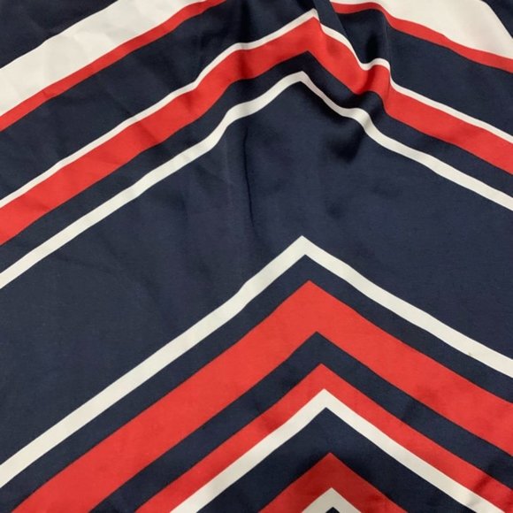 Chaps Red White Blue Halter Top Blouse XLP - Picture 2 of 8